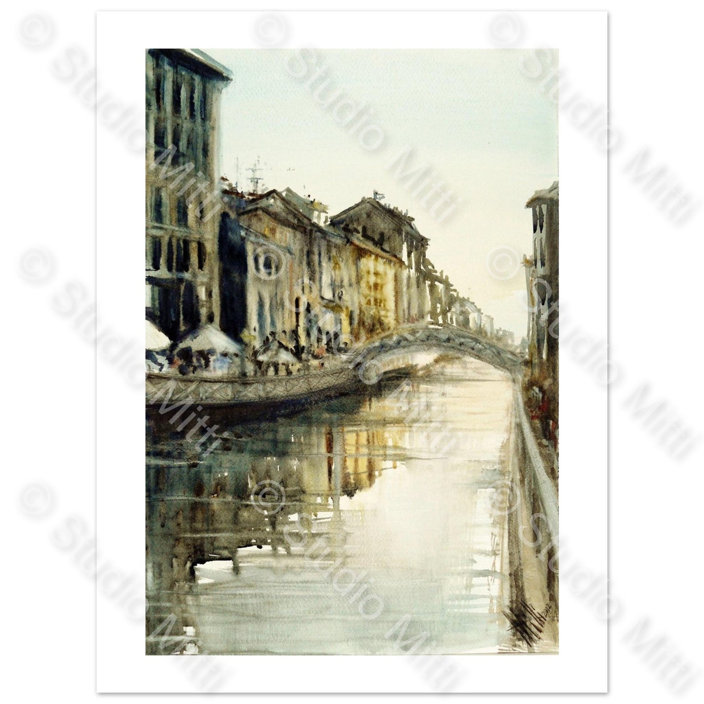 NAVIGLIO AL CREPUSCOLO