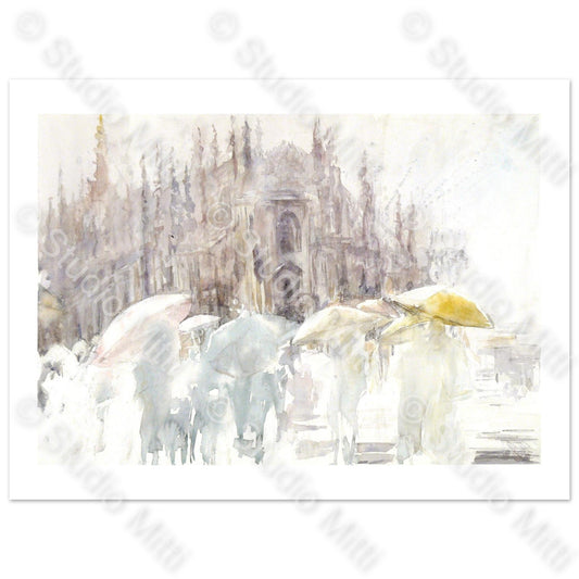 DUOMO SOTTO LA PIOGGIA