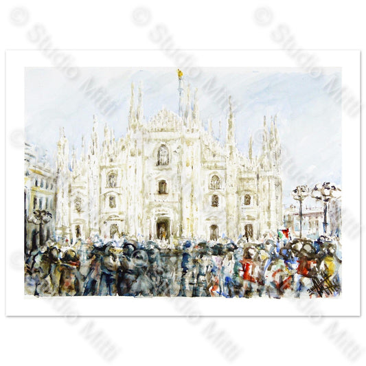 GENTE IN PIAZZA DUOMO